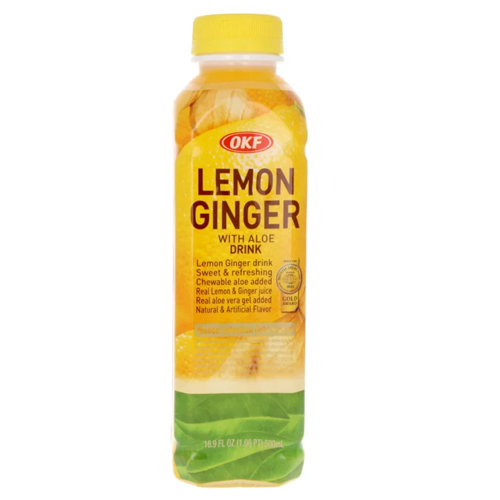 Aloe sweet drink Lemon & ginger- Aloe-Süßgetränk Zitrone & Ingwer